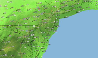 Forecast rain totals by early Wednesday morning, Nov. 21-22, 2023. (Credit: NWS)